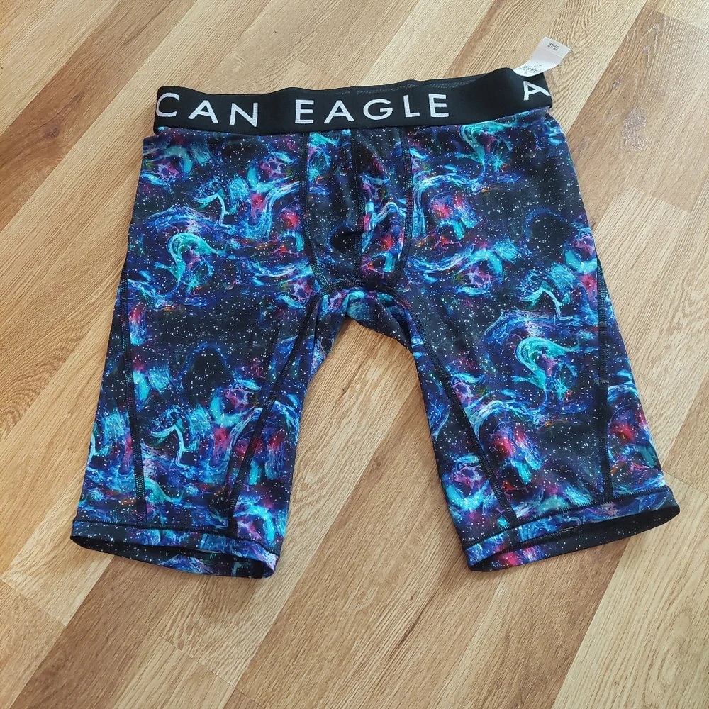 NWT American Eagle Boxer Brief Galaxy XS